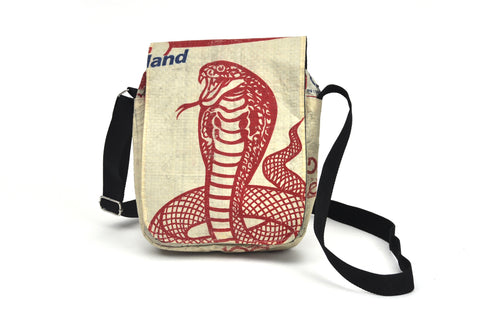 Shoulder bag - Long flap - Cobra design
