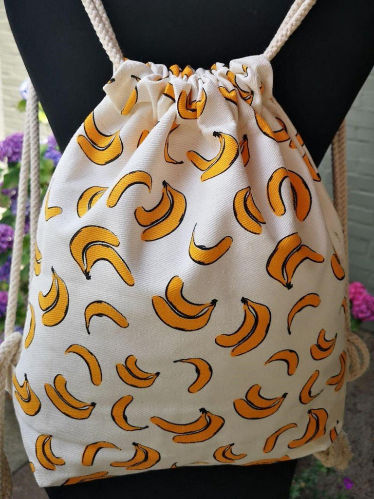 Fruit design collection - String  rucksack - Banana